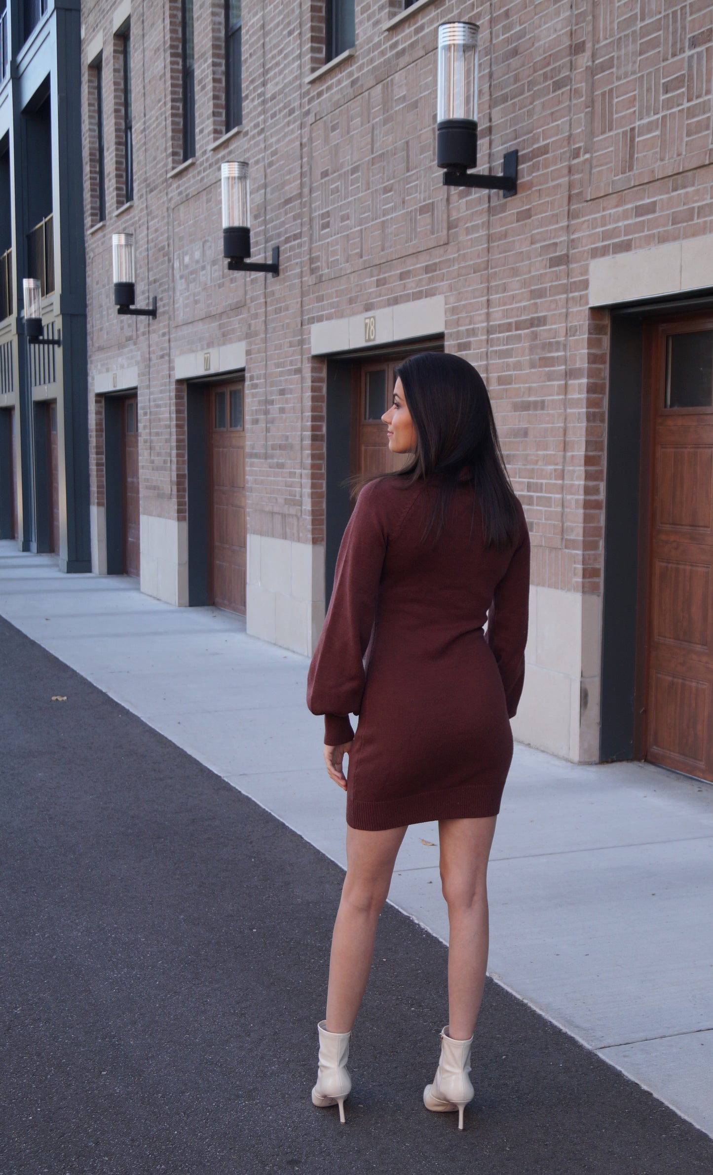 Tatum Turtleneck Sweater Dress