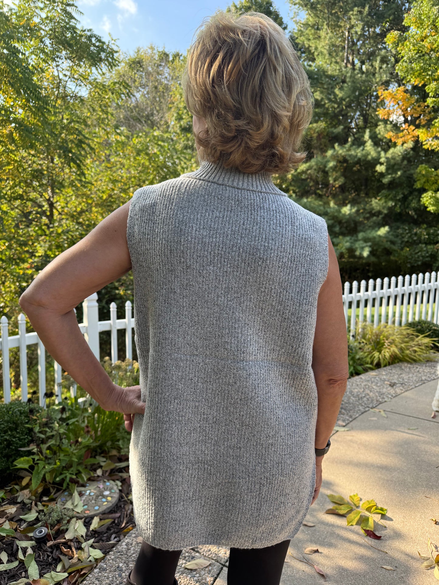 Cozy Sleeveless Turtleneck Vest