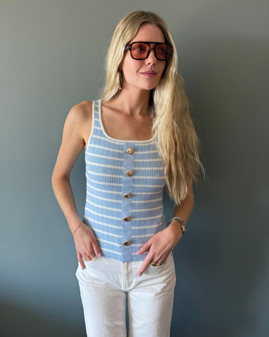 Seaside Striped Tank