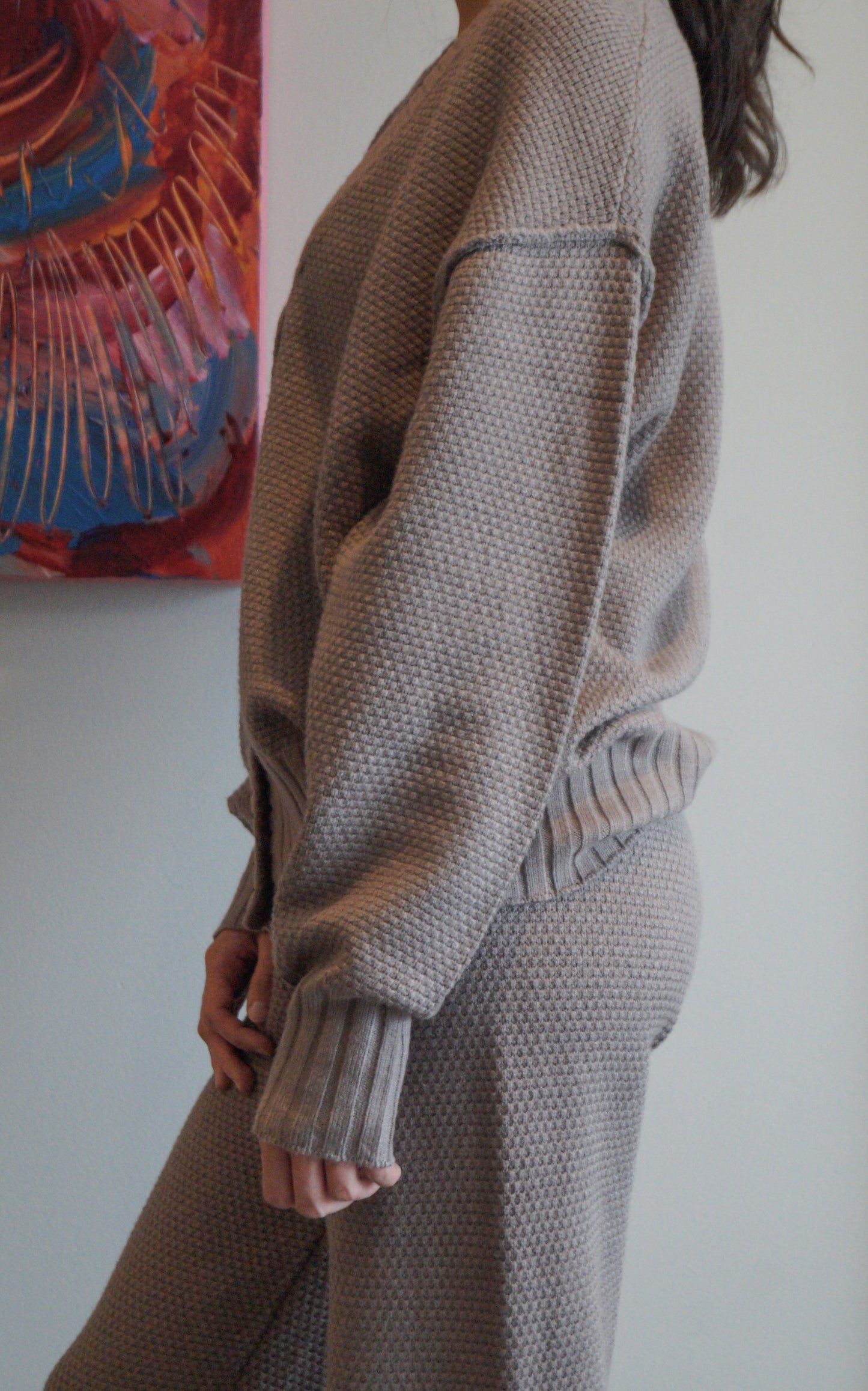 Plush Oversized Sweater Set