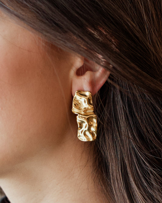 Textured Post Earrings