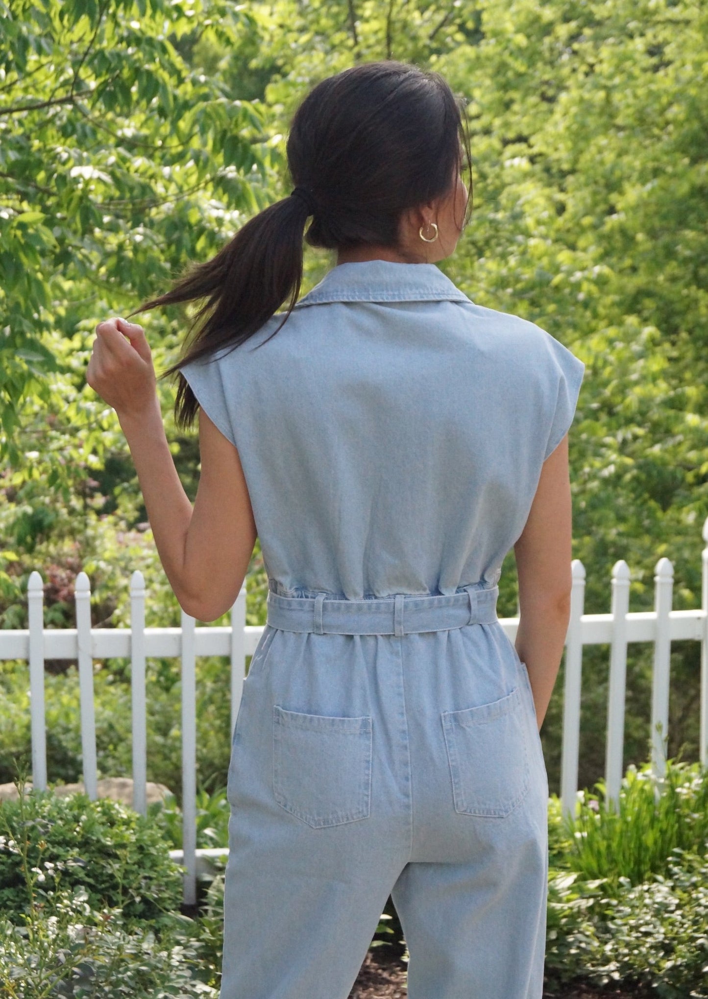 Nashville Belted Zip Up Jumpsuit