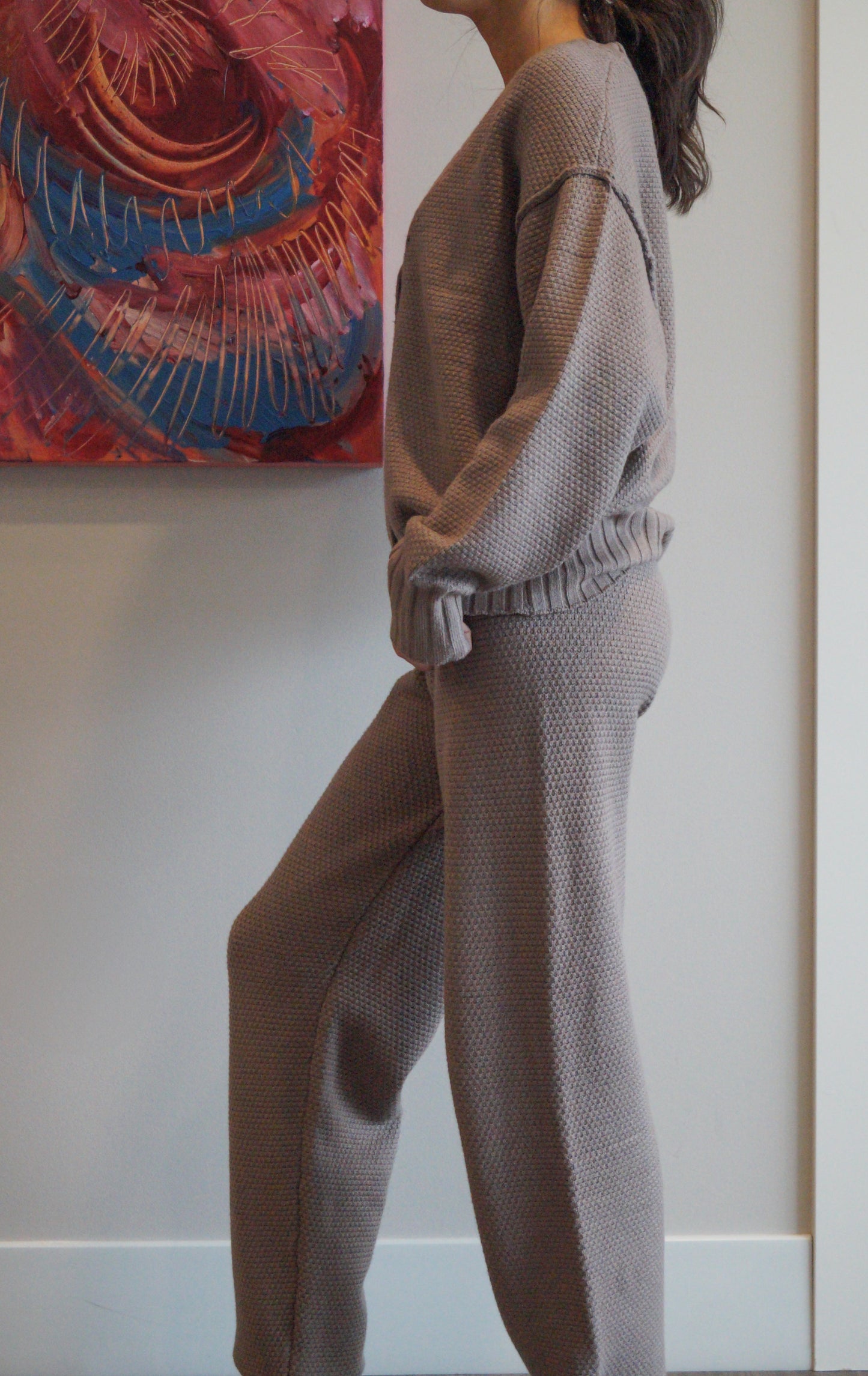 Plush Oversized Sweater Set