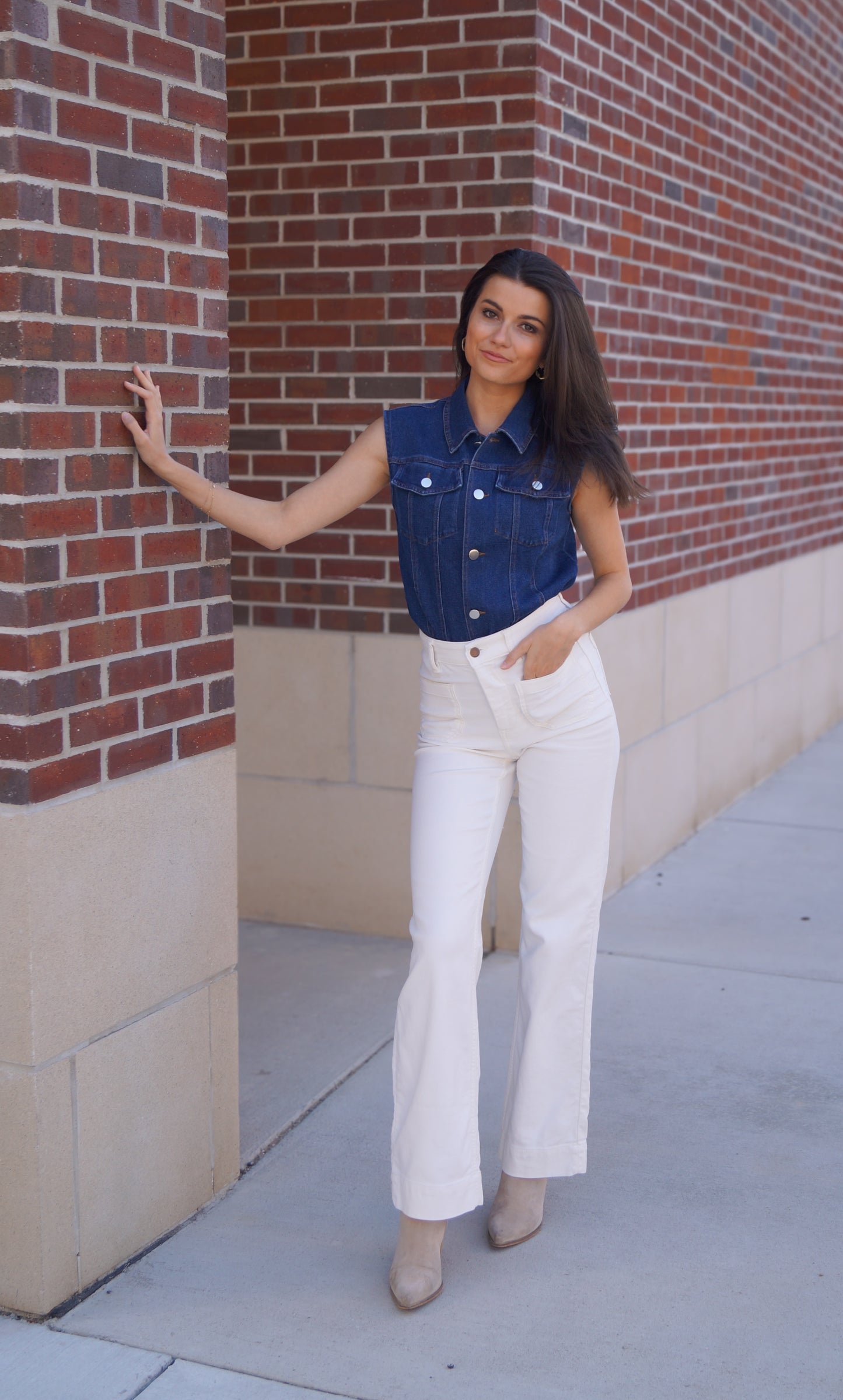 Dolly Denim Bodysuit
