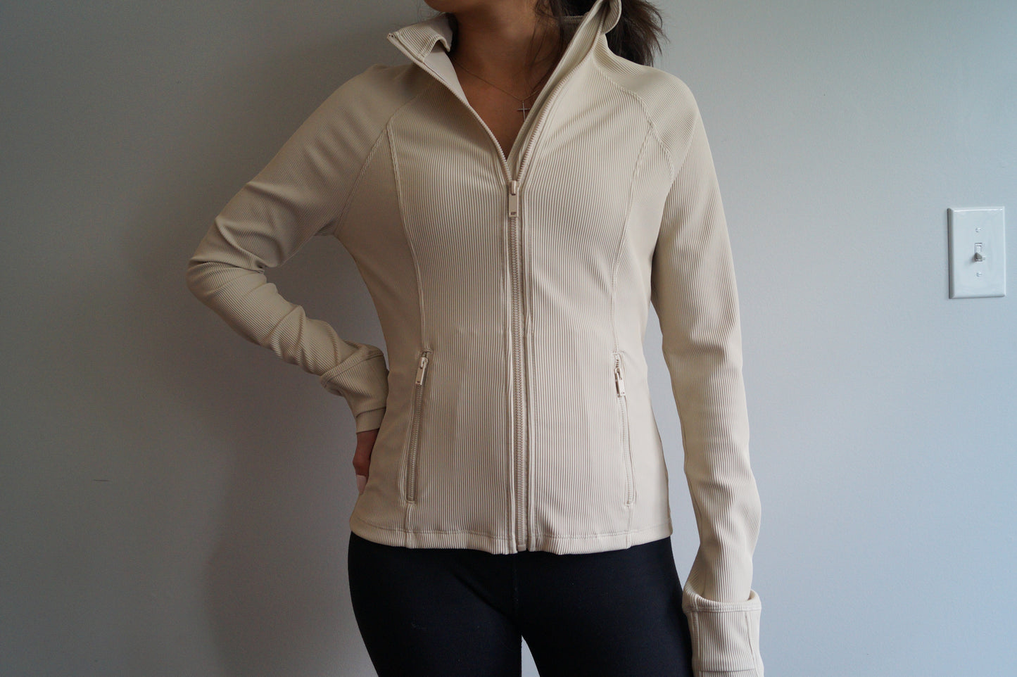 Ribbed Active Jacket