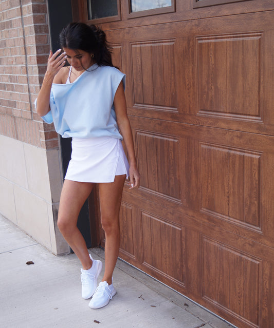 Plush Off Shoulder Top