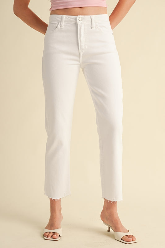 High Rise Straight Leg Jean