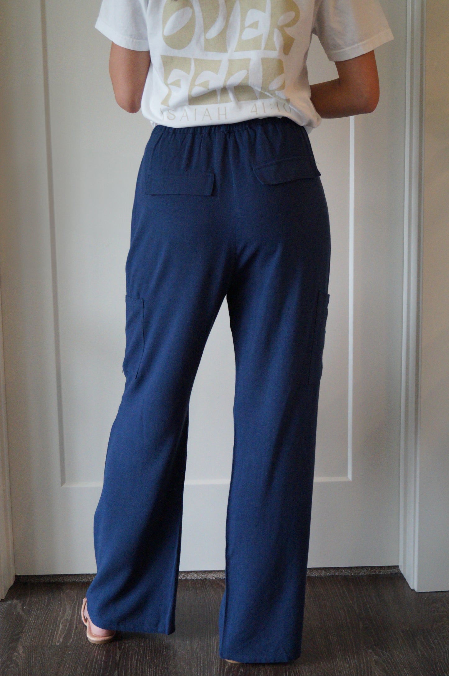 Seaside Linen Pants (blue)