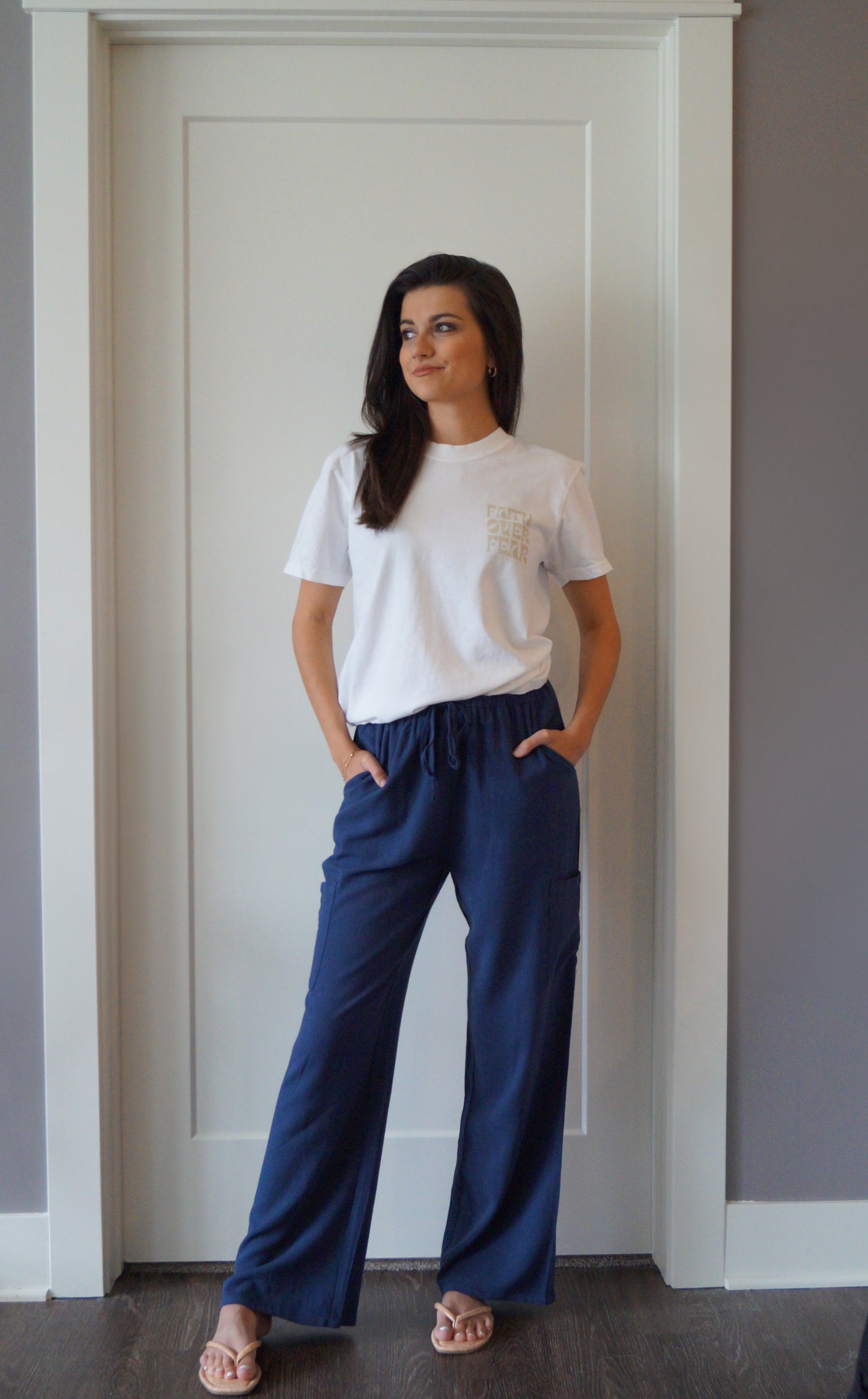 Seaside Linen Pants (blue)