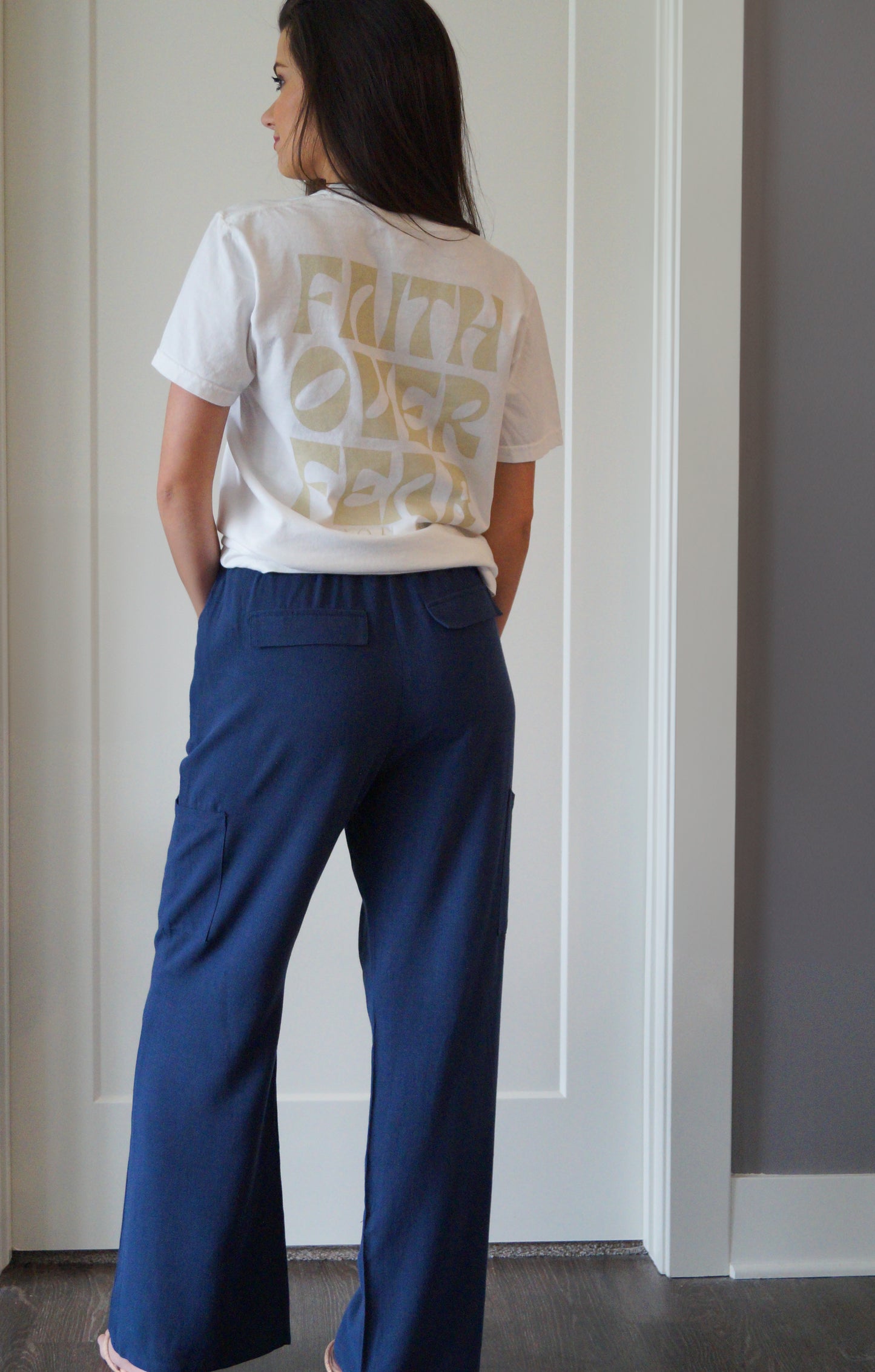 Seaside Linen Pants (blue)