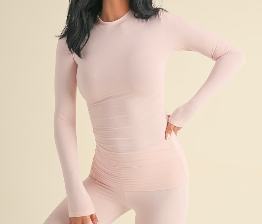 Soft Knit Jersey Long Sleeve Tee