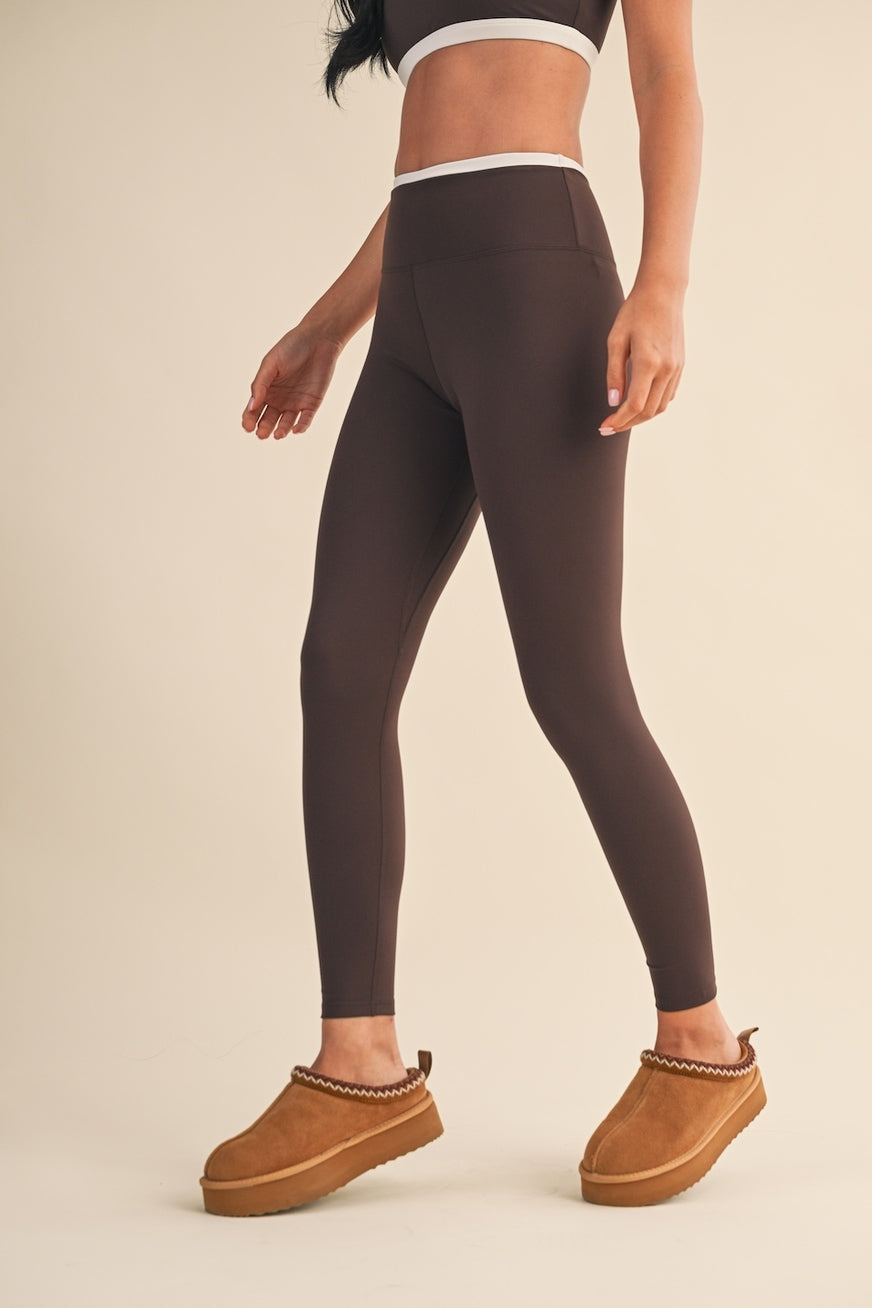 Chocolate Contrast Legging