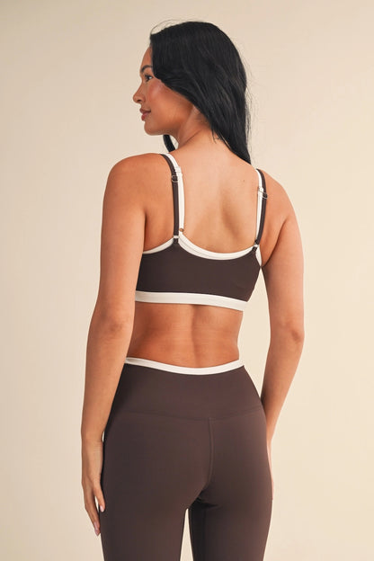 Double-Layer Bra Top (chocolate)