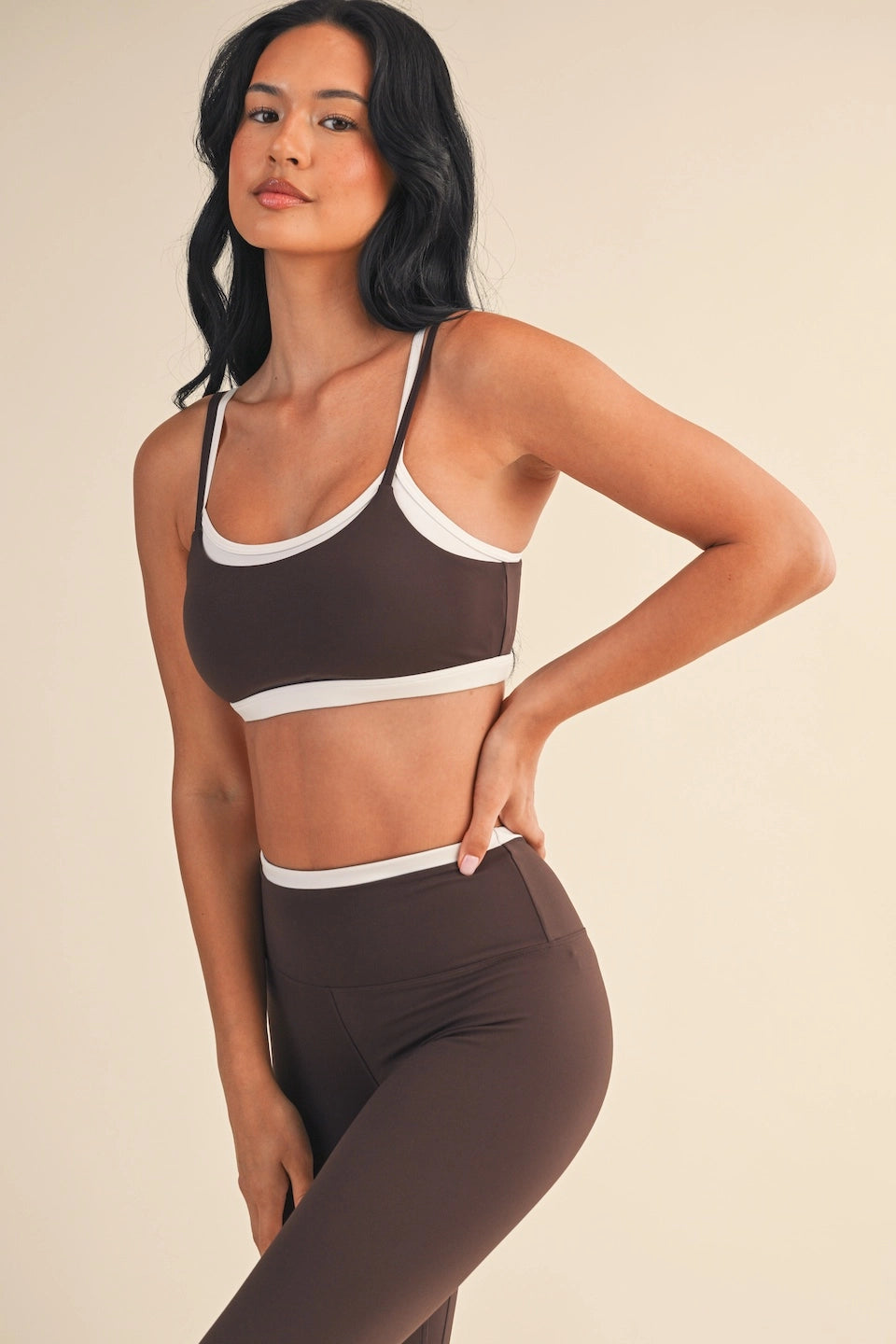 Double-Layer Bra Top (chocolate)
