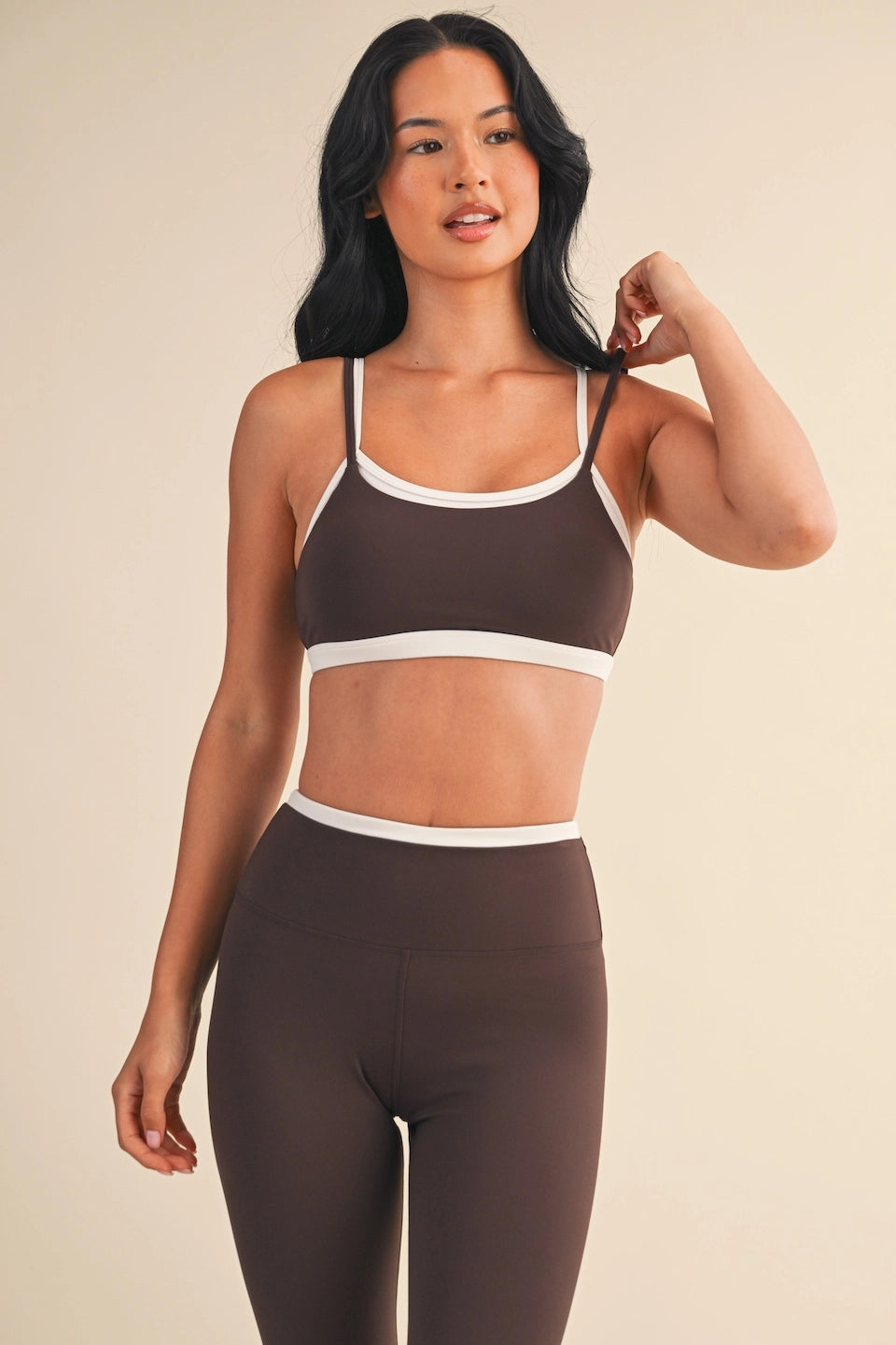 Double-Layer Bra Top (chocolate)
