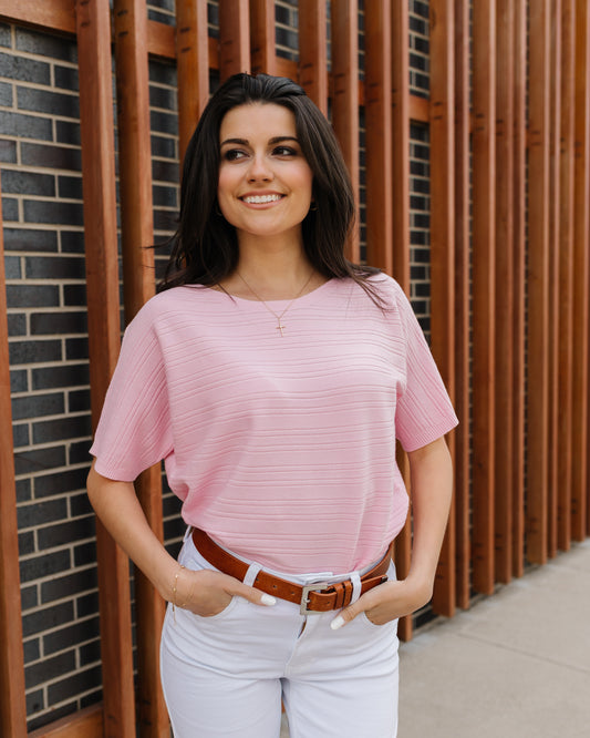 Rosie Soft Ribbed Tee