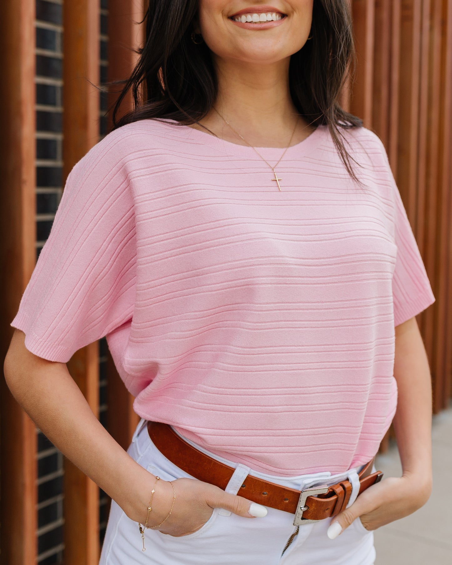 Rosie Soft Ribbed Tee