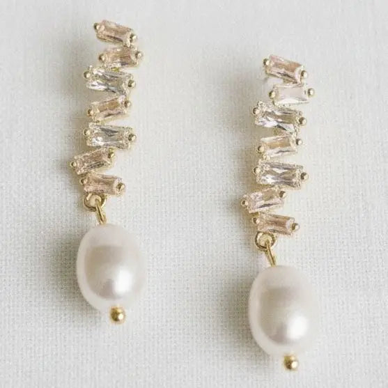 Vintage Pearl Drop Earrings
