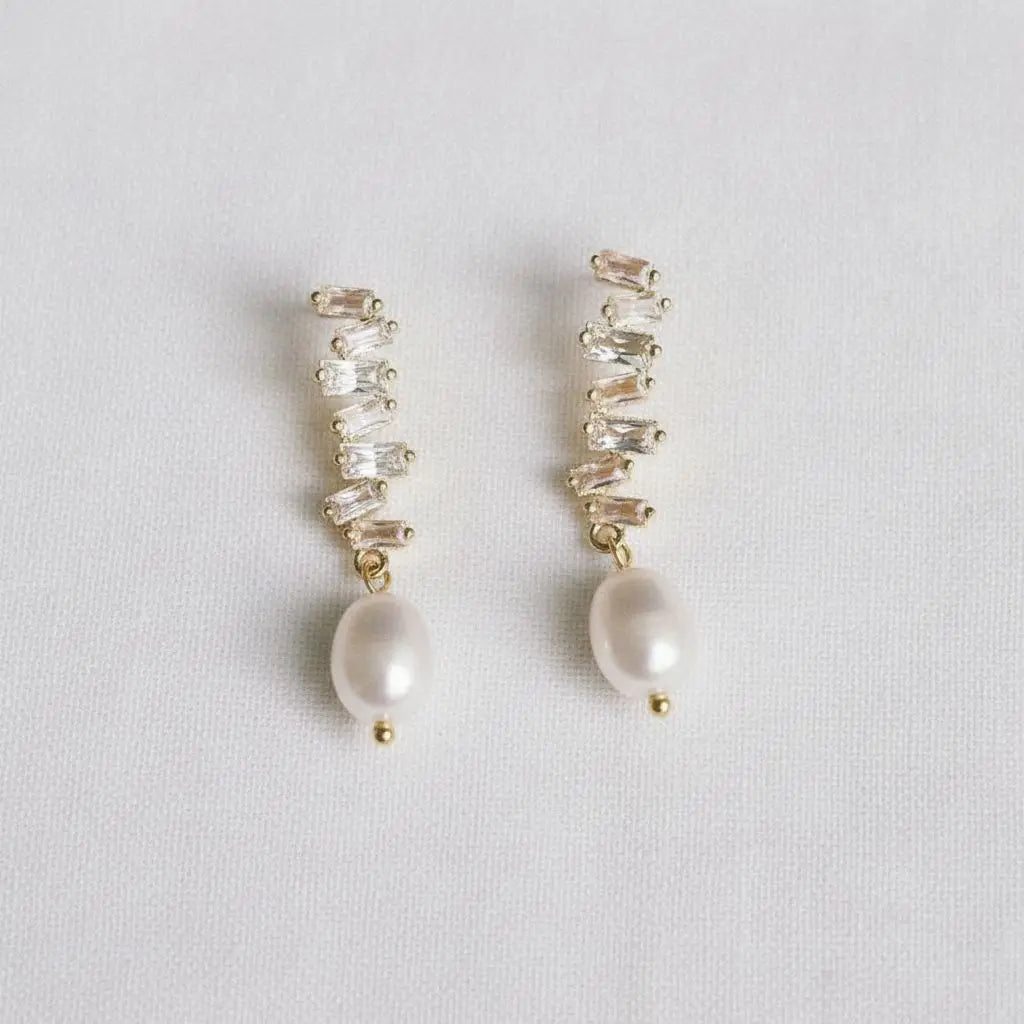Vintage Pearl Drop Earrings
